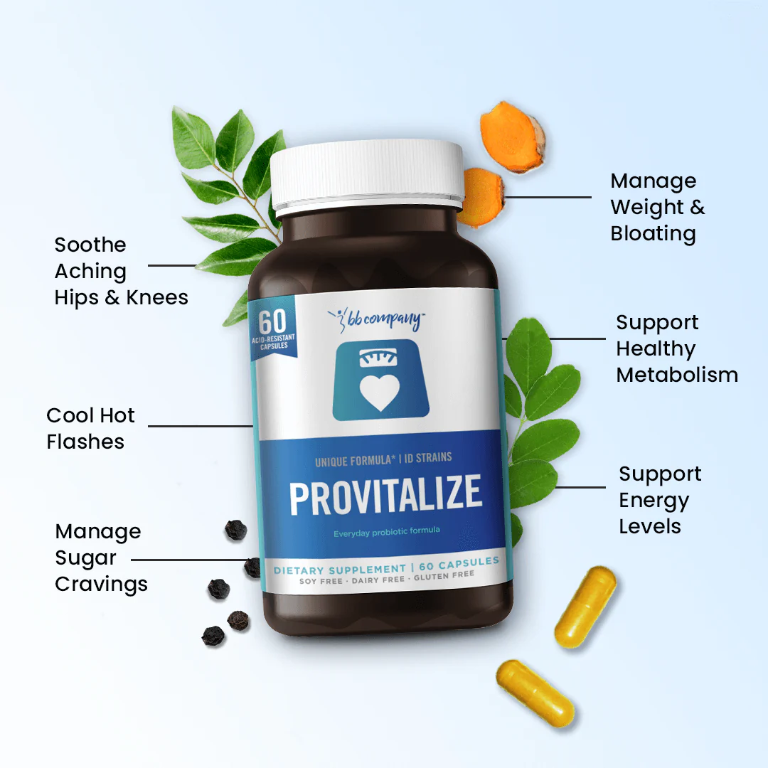 Provitalize | Best Natural Menopause Probiotic